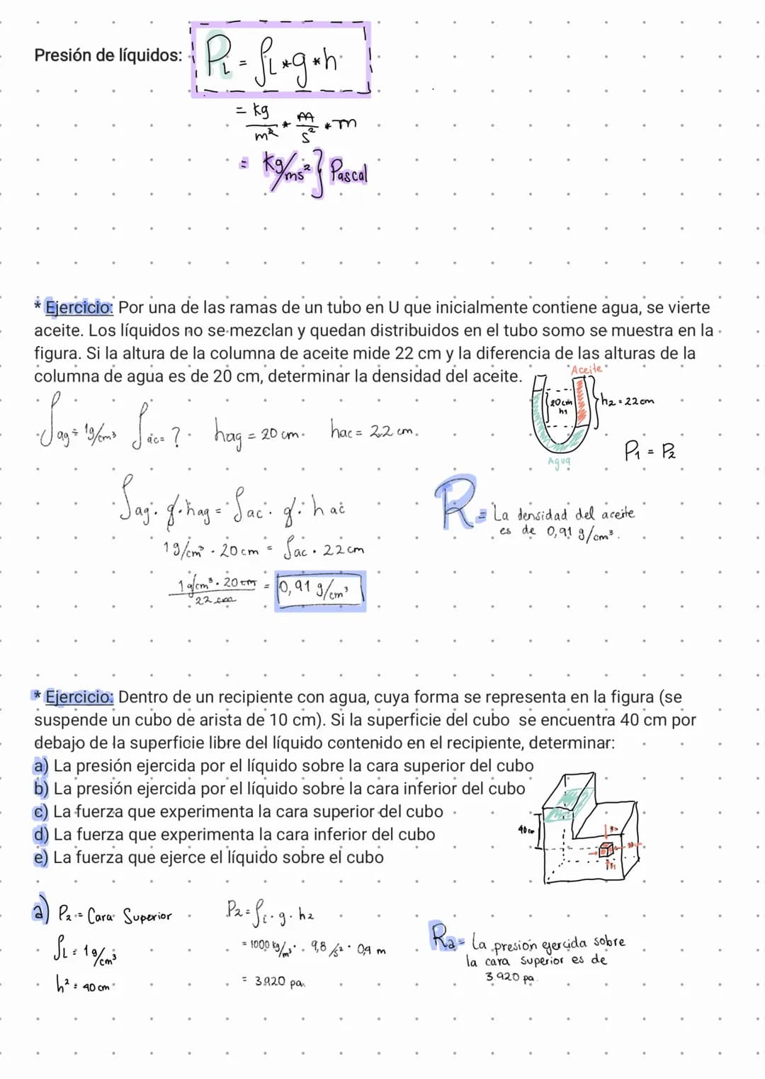 Reposo: Estática de fluidos
MOVIMIENTO DE FLUIDOS EN REPOSO
Movimiento: Dinámica de fluidos:
- Q = Caudal
- Ecuación de la continuidad
-Prin