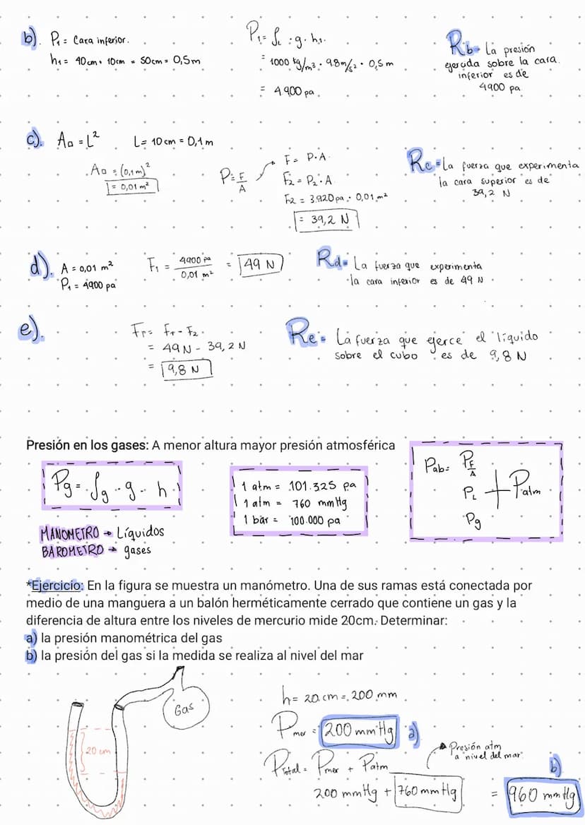 Reposo: Estática de fluidos
MOVIMIENTO DE FLUIDOS EN REPOSO
Movimiento: Dinámica de fluidos:
- Q = Caudal
- Ecuación de la continuidad
-Prin