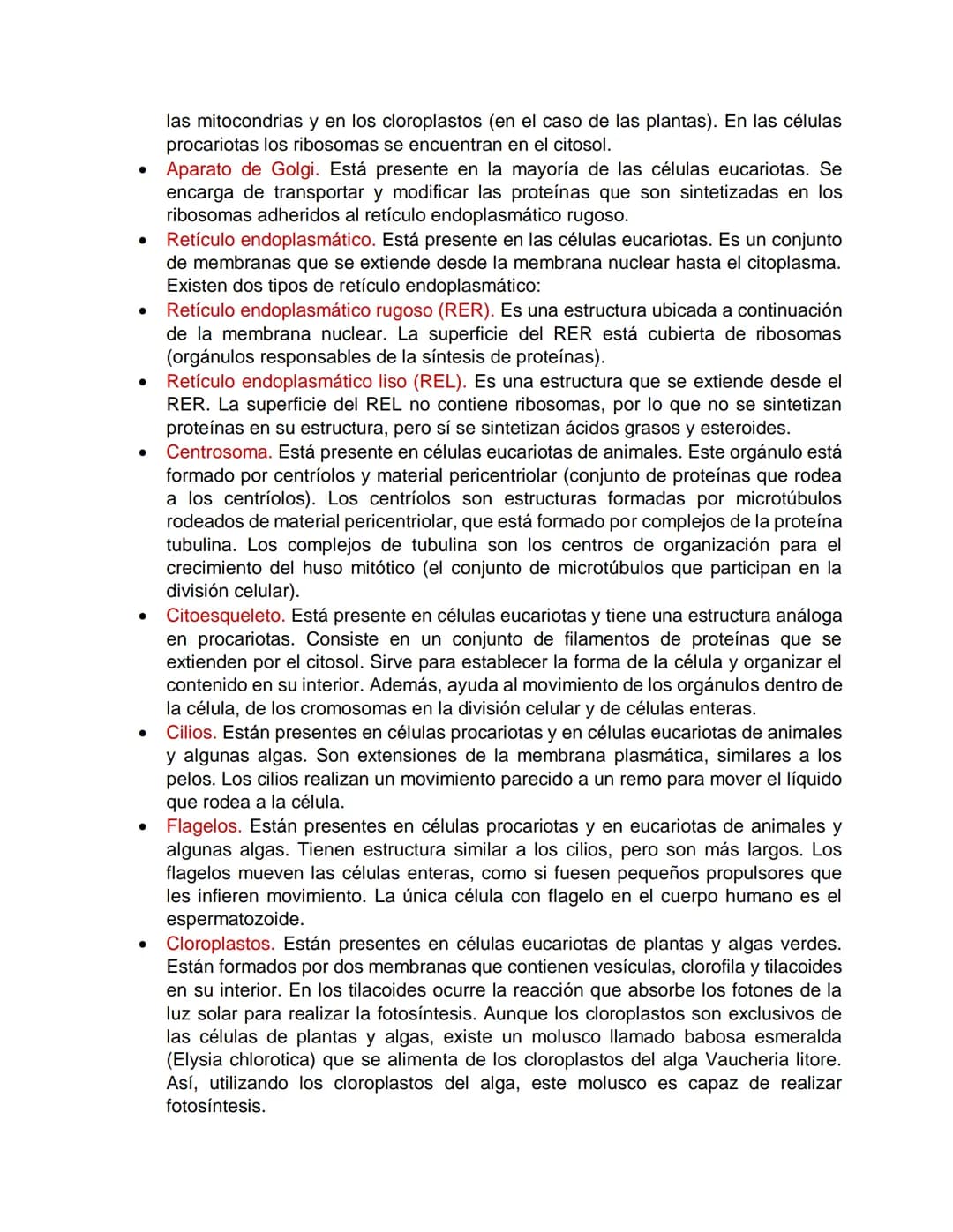 LA CÉLULA
¿Qué es una célula?
La célula es la unidad estructural y funcional de todos los organismos vivos. Constituye
la forma más pequeña 