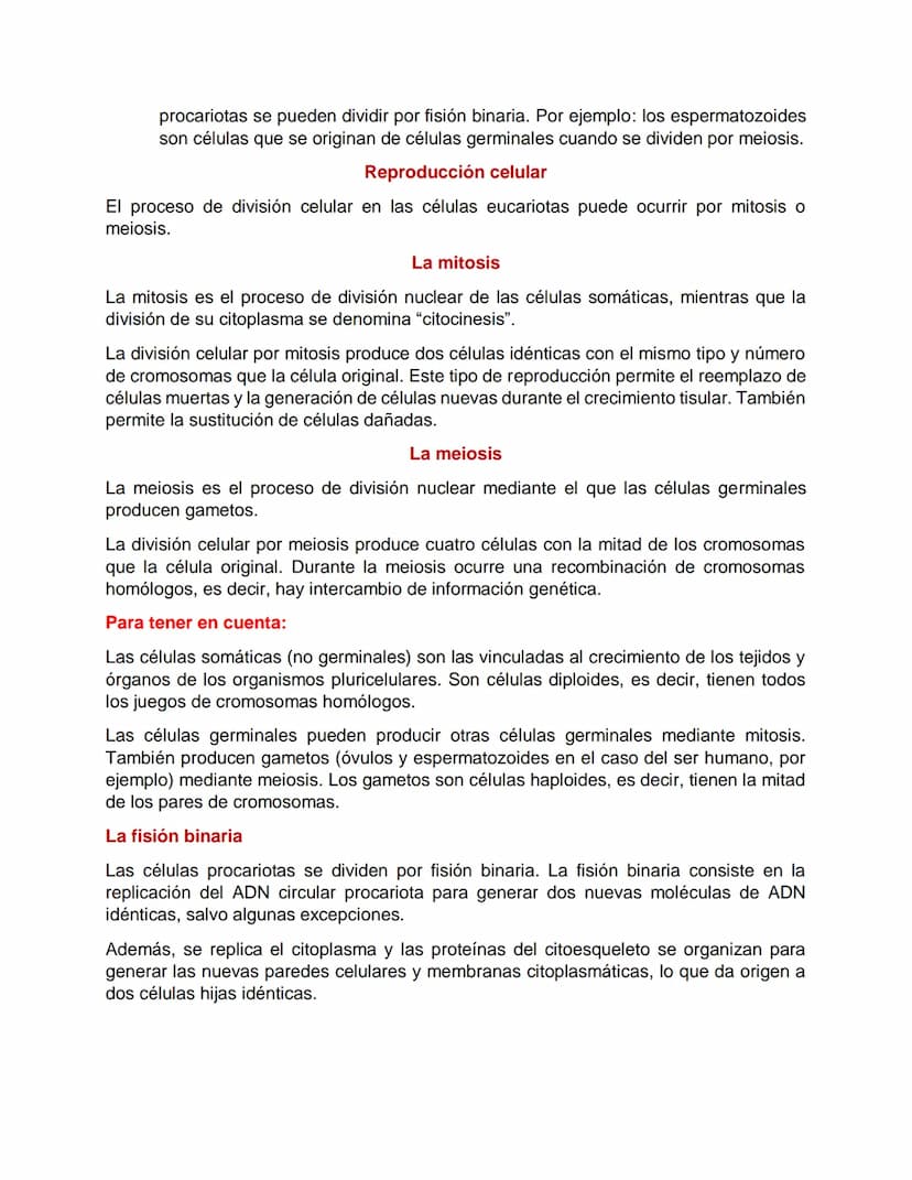 LA CÉLULA
¿Qué es una célula?
La célula es la unidad estructural y funcional de todos los organismos vivos. Constituye
la forma más pequeña 