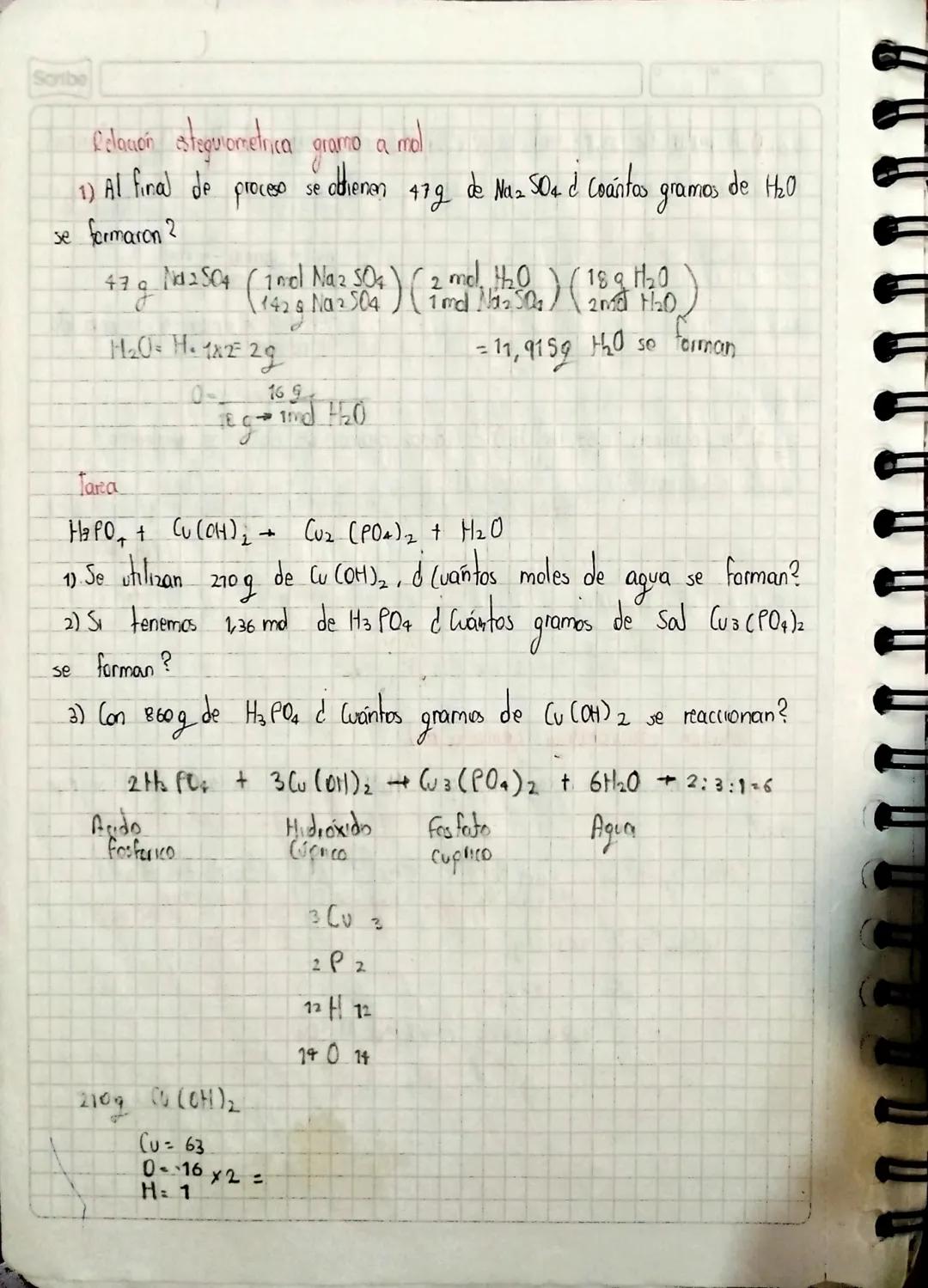 2
03 2023
Estequiometria
Scribe
→ Relaciones reachivos - productos
+ libra
Cantidades
• galletas
1/2 Libra + 1/2 azúcar → 40
+
harina manteq
