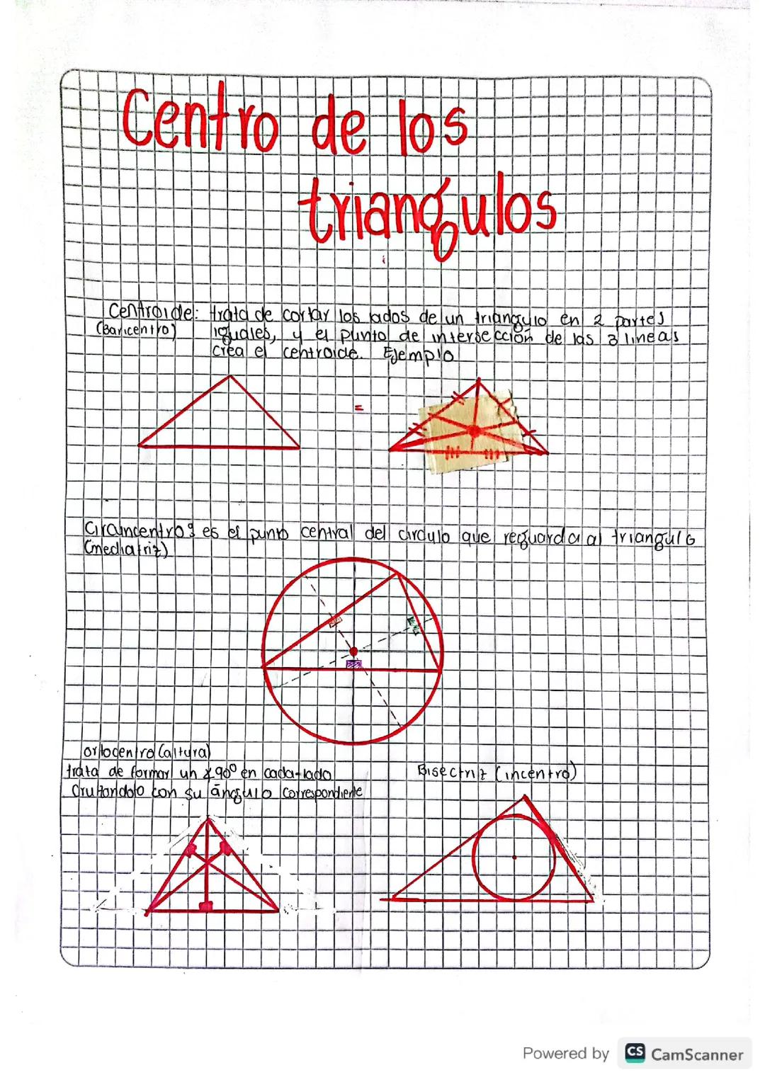 Centros de un triángulo