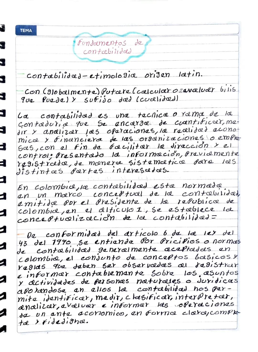 TEMA
Fundamentos de,
contabilidad.
=
1
1
1
Contabilidad - etimologia origen latin.
•Con (globalmente) Puture (calculatoavaluar bilis
qua Pua