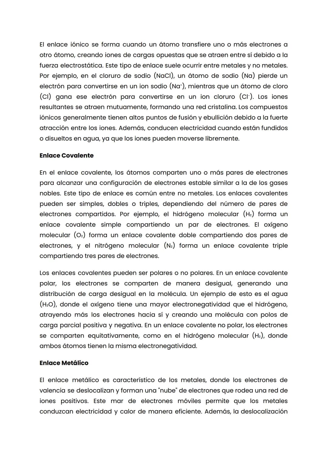 EL ATOMO Y ENLACES QUIMICOS
El Átomo
El átomo es la unidad fundamental de la materia, compuesto por tres tipos de
partículas subatómicas: pr