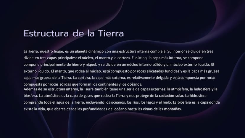 La Tierra y el Universo: Una
Exploración
Este documento se adentra en el fascinante mundo de la Tierra y el universo, explorando su estructu