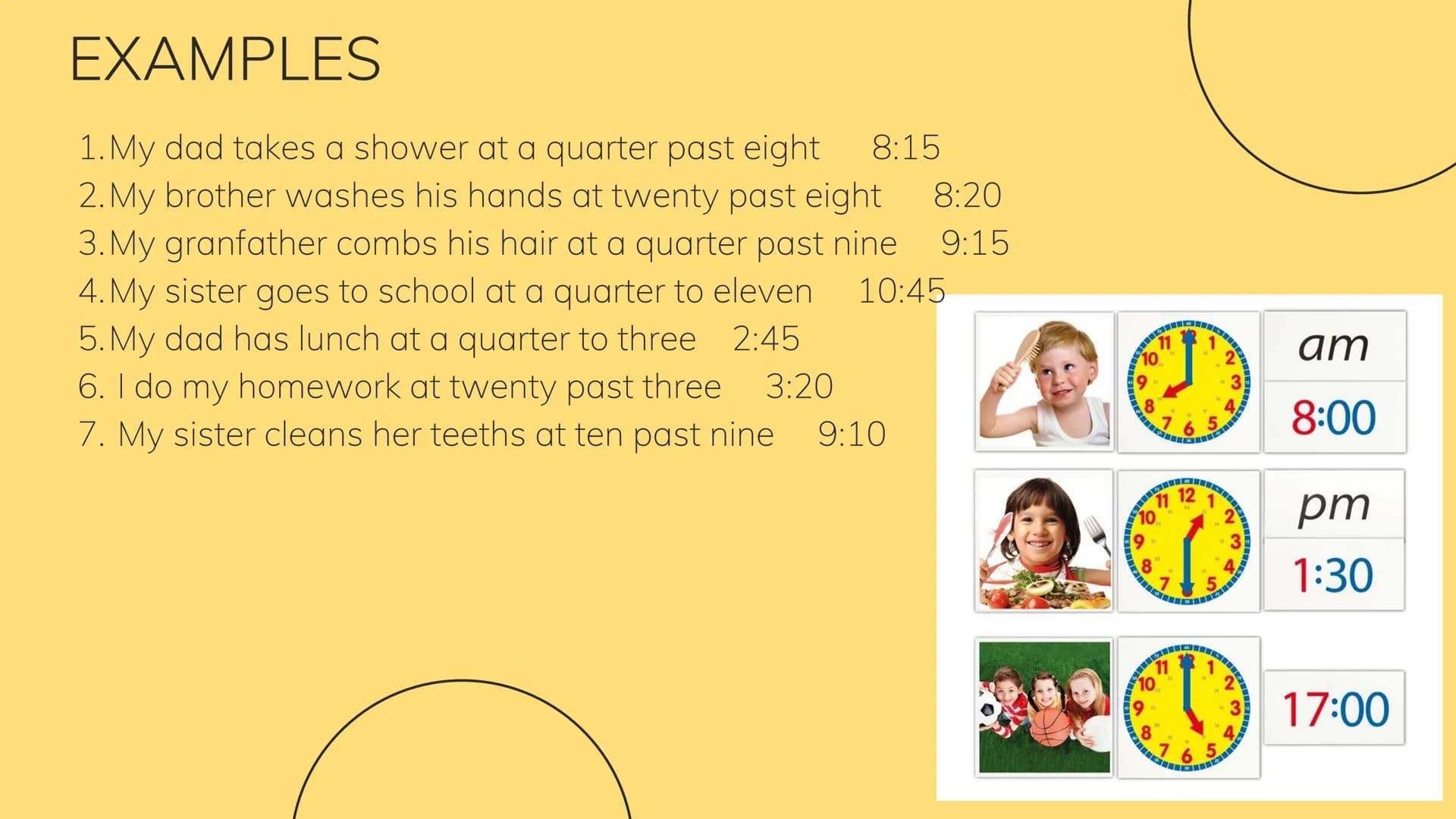 Daily Routine
We talk about daily routines when we want
to make known the activities that are carried
out daily in a fluid way using the voc