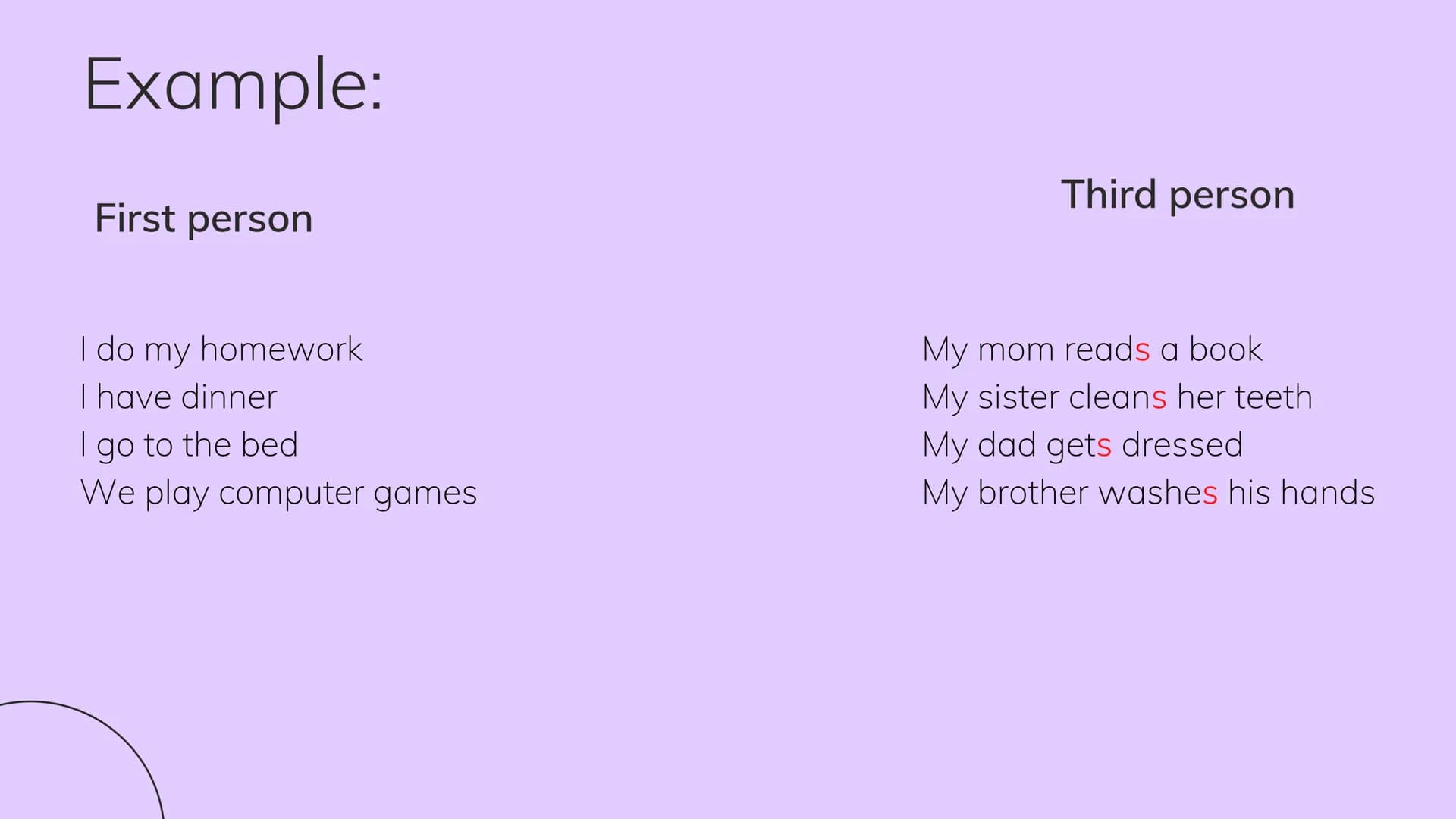 Daily Routine
We talk about daily routines when we want
to make known the activities that are carried
out daily in a fluid way using the voc