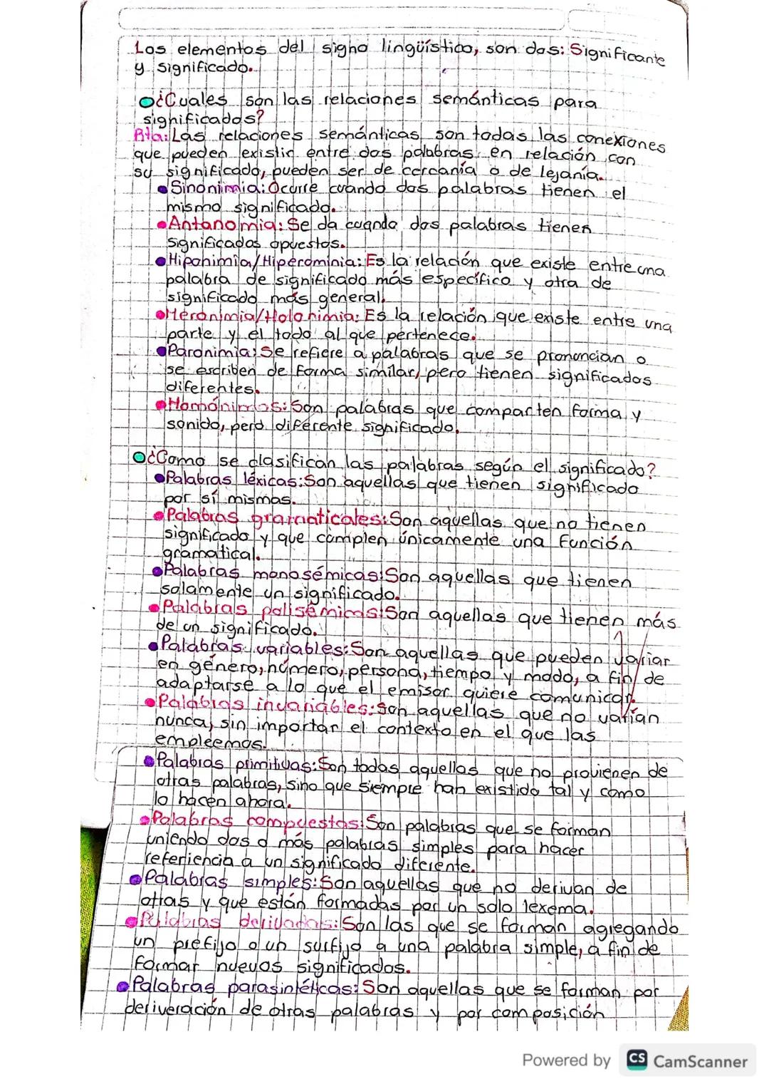 A66EL 2024
FAREA
OdQue es sématica?
OcQue es un signo lingüístico?
OcCuales son las relaciones sematicas para
significados?
O¿Como se clasif