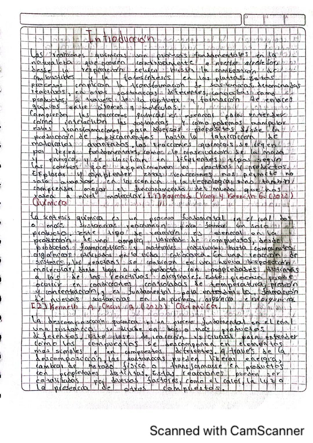 Introduccion
Las reacciones quimicas son procesos fondamentales
naturaleza que ocoven
respiracion
La
4
La
desse
combustibles
procesos
contin