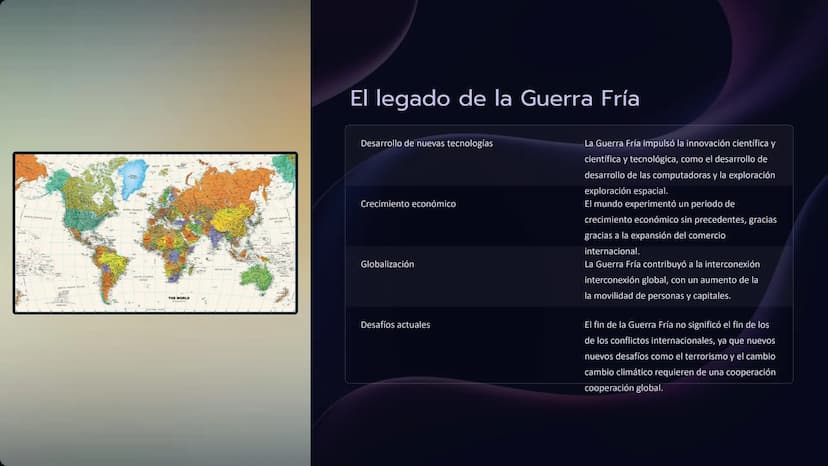 Nuevo orden
mundial y la
Guerra Fría
La Segunda Guerra Mundial provocó un cambio radical en el sistema
sistema internacional. El fin de la g