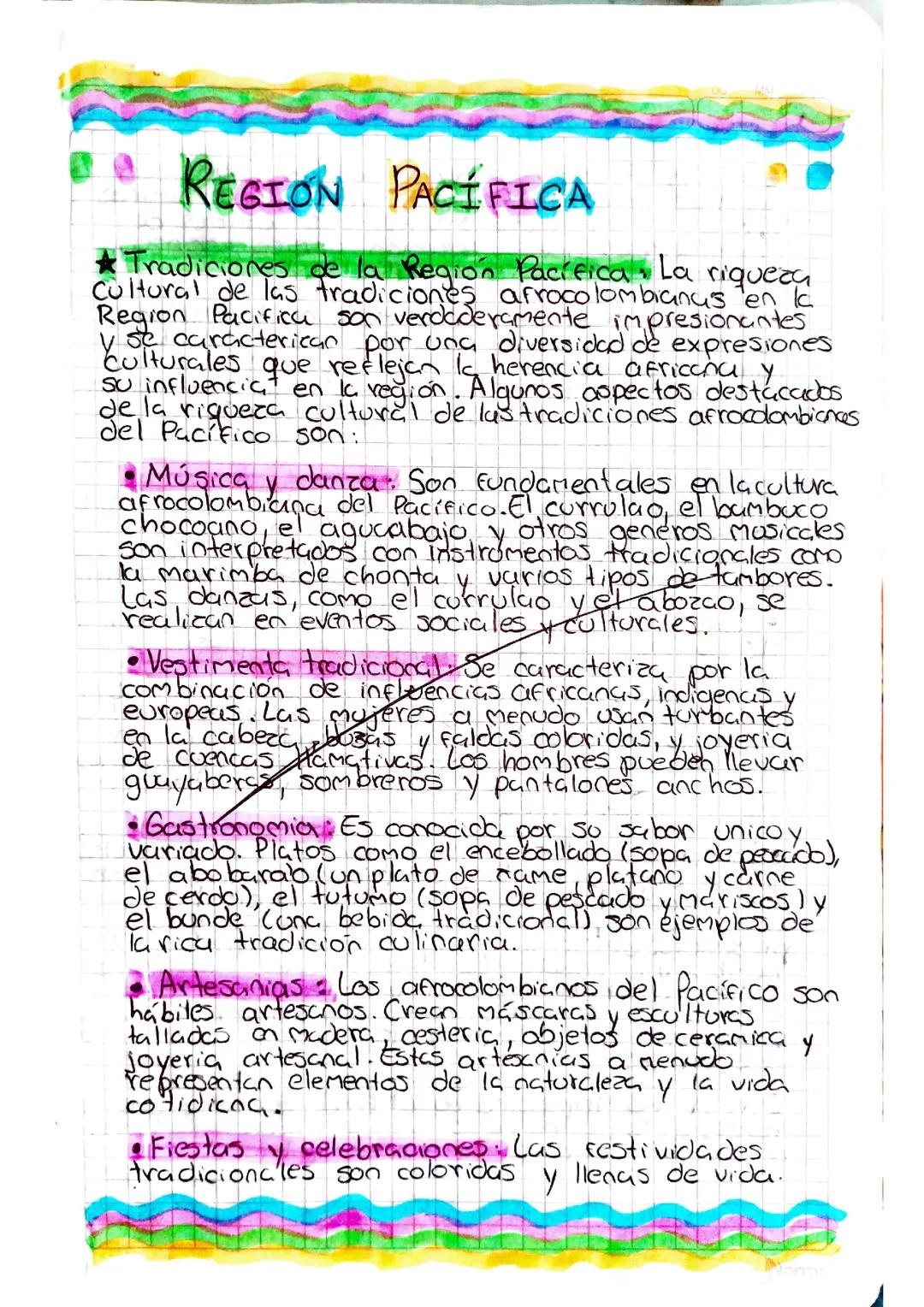 La Región Pacífica ( Colombia)