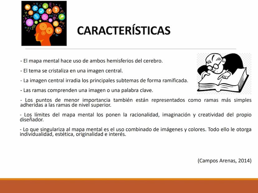 El MAPA MENTAL OBJETIVO DE APRENDIZAJE
Reconoce la importancia del mapa mental como una técnica
de estudio que favorece el desarrollo del pe