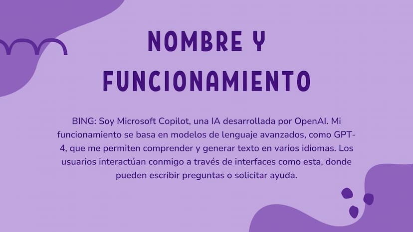 r
BING
AI ÍNDICE
1
Introducción
2
Nombre y Funcionamiento
3
¿Cómo se Usa?
4
5
6
Objetivo de la Inteligencia Artificial
Conclusión
https://ww