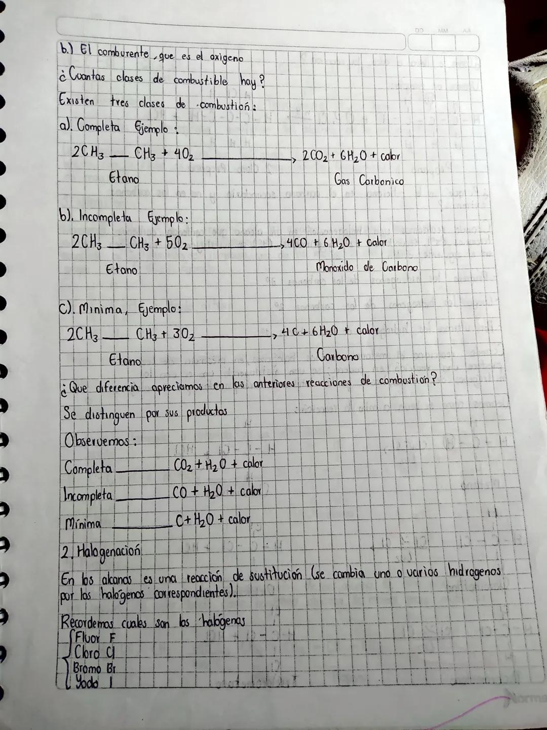 PROPIEDADES FISICAS Y QUIMICAS DE LOS ALCANOS
Objetivo:
1. Identificar los alcanos mediante sus propiedades fisicas
2. Mediante reacciones, 