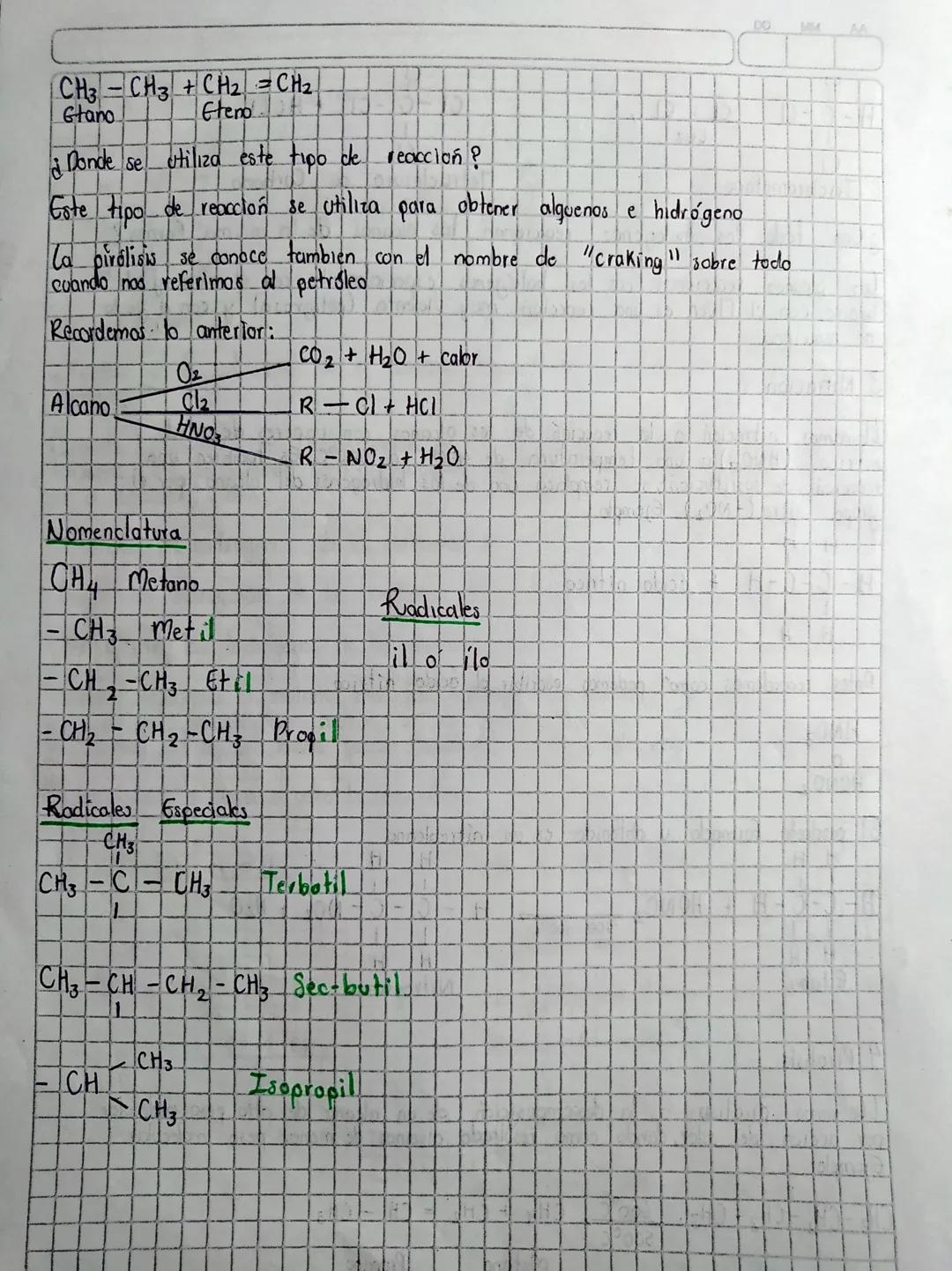 PROPIEDADES FISICAS Y QUIMICAS DE LOS ALCANOS
Objetivo:
1. Identificar los alcanos mediante sus propiedades fisicas
2. Mediante reacciones, 
