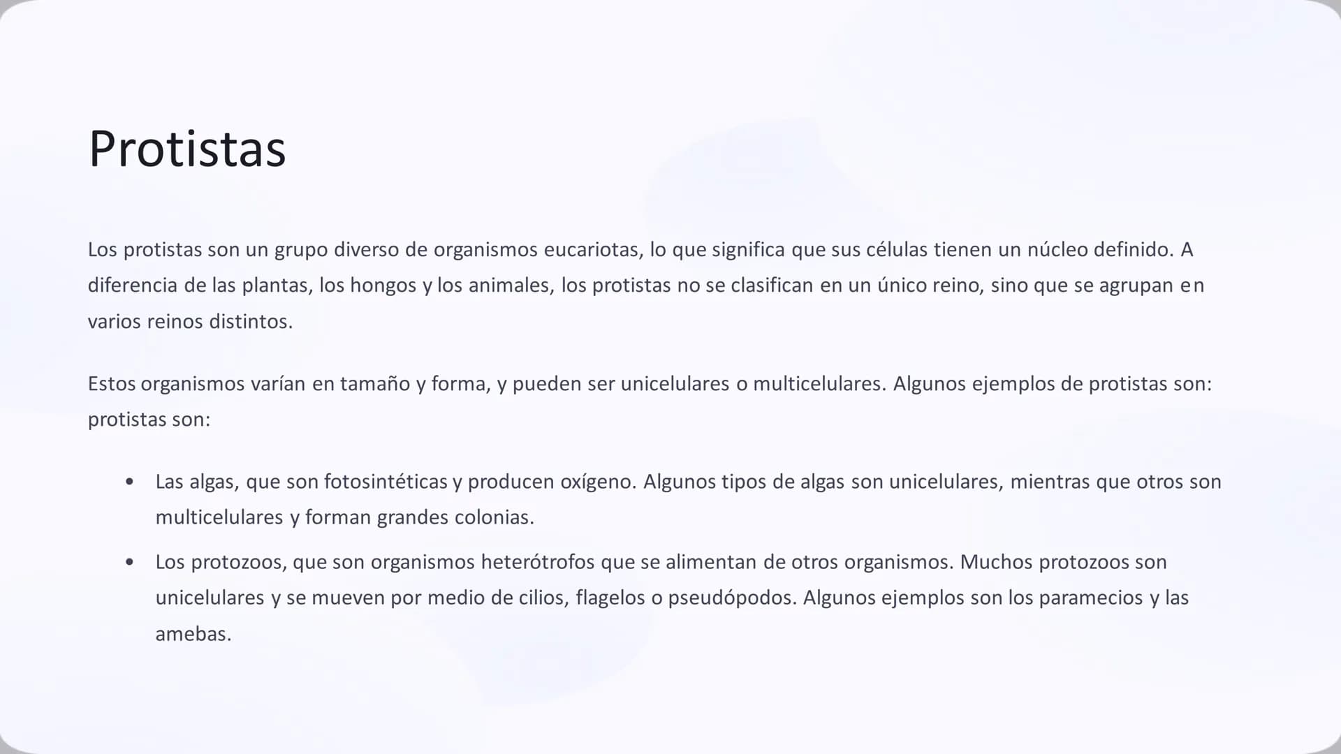 Diversidad de la Vida
Este documento explora la fascinante diversidad del mundo vivo, desde los organismos más pequeños hasta las criaturas 