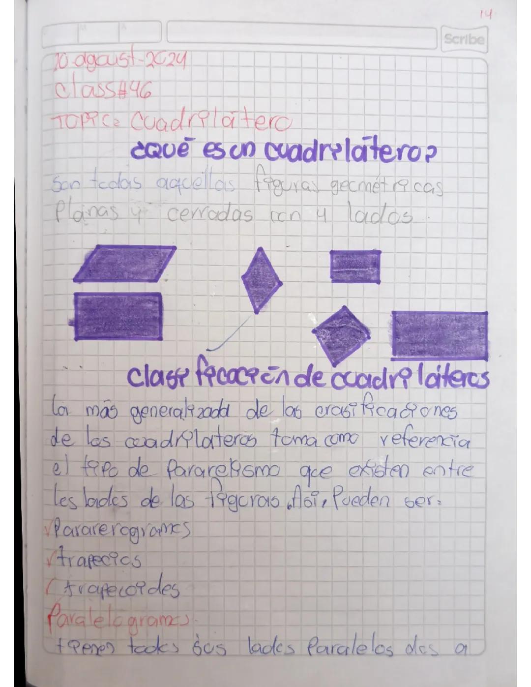 Cuadriláteros 