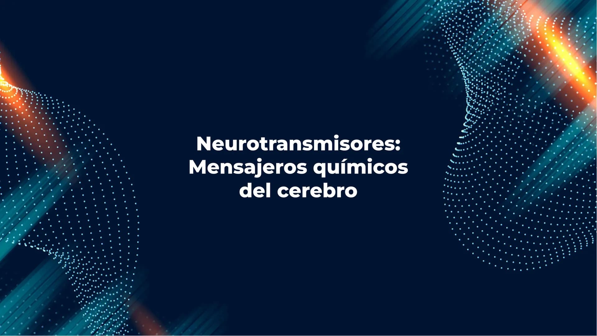 Neurotransmisores:
Mensajeros químicos
del cerebro Introducción
Los neurotransmisores son sustancias químicas que
transmiten señales entre l