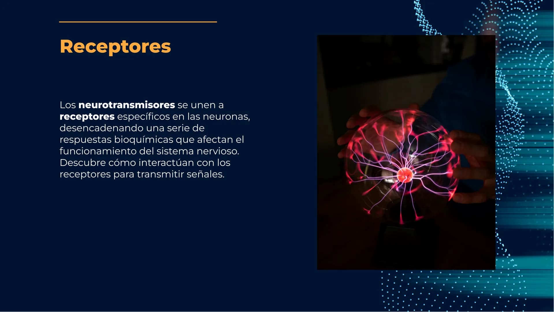 Neurotransmisores:
Mensajeros químicos
del cerebro Introducción
Los neurotransmisores son sustancias químicas que
transmiten señales entre l