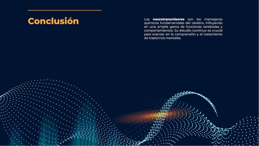 Neurotransmisores:
Mensajeros químicos
del cerebro Introducción
Los neurotransmisores son sustancias químicas que
transmiten señales entre l