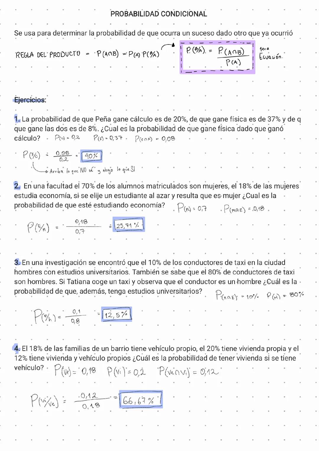 Probabilidad condicional