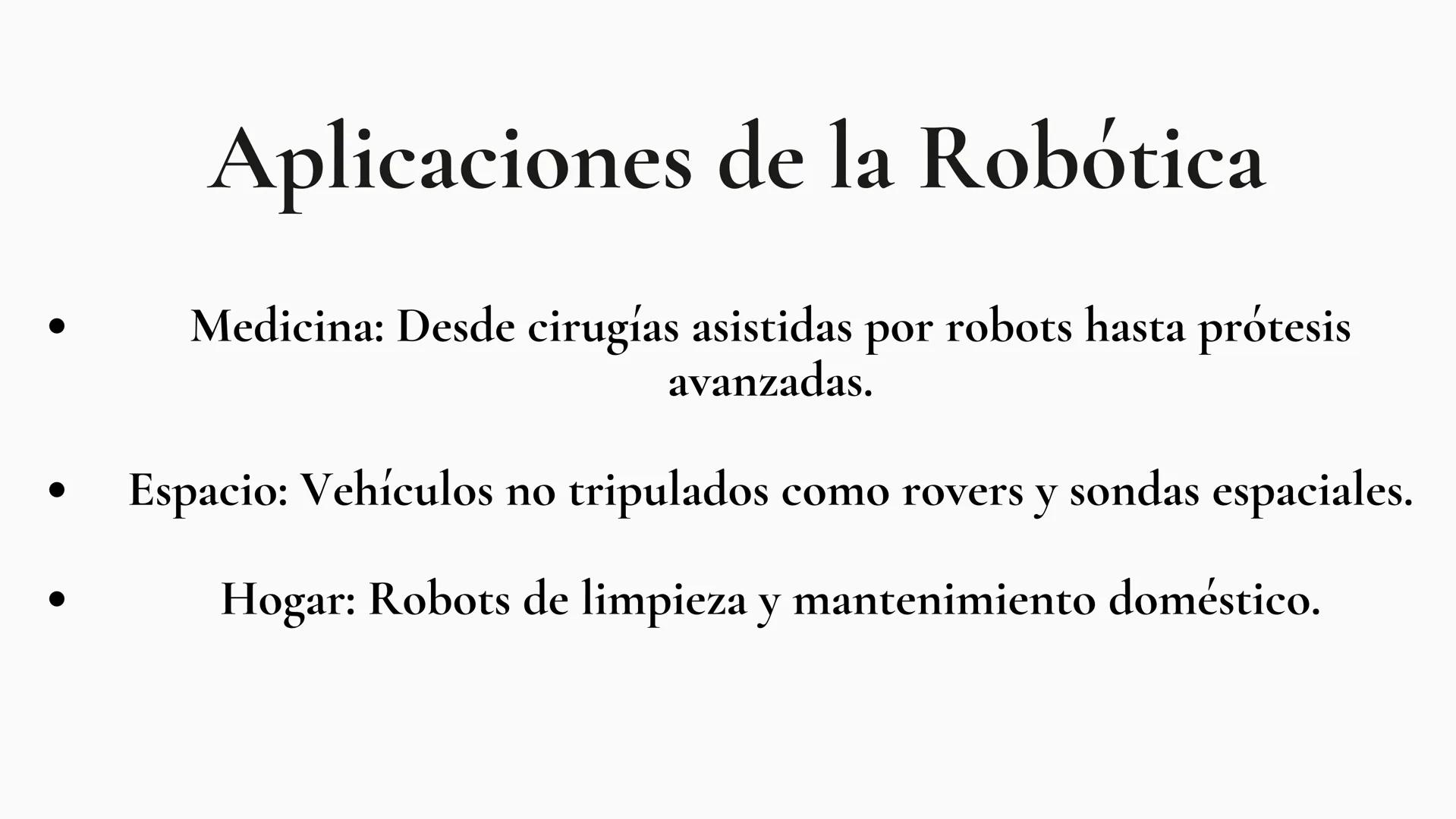 ROBOTICA ¿Que es la robotica?
La robótica es una rama interdisciplinaria de la ingeniería y la ciencia que
incluye la mecánica, la electróni