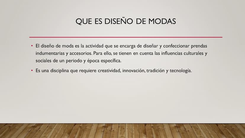 DISEÑO DE MODAS
NATALIA VELASCO LOPEZ
||-| QUE ES DISEÑO DE MODAS
•
El diseño de moda es la actividad que se encarga de diseñar y confeccion