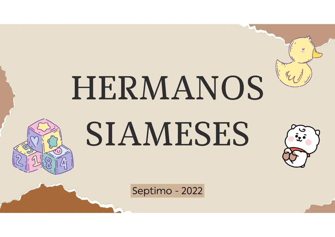 Hermanos siameses 