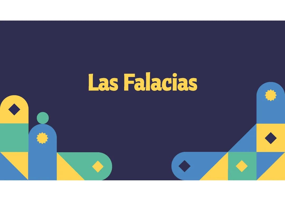 Falacias