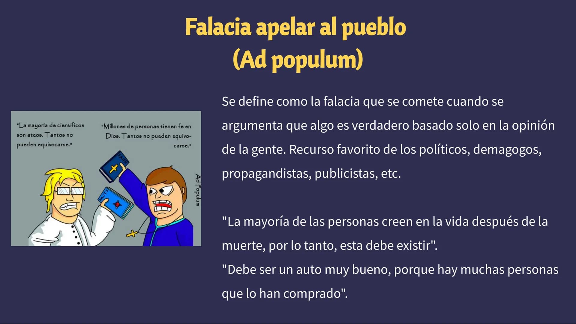 Las Falacias Si mi patrulla anti-osos
funciona, no veremos
osos. No hay osos. Por lo
tanto, la patrulla
funciona
sobo
Ése es un
razonamiento