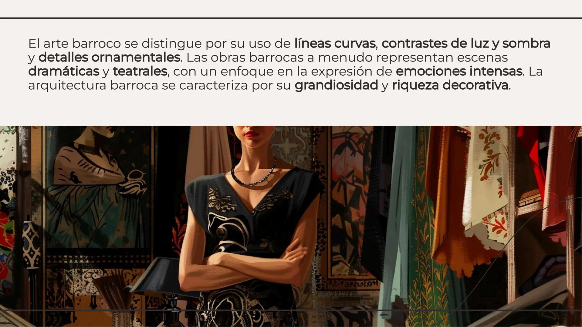 # El esplendor del arte barroco: historia y explicación Introducción al arte barroco

El arte barroco es un estilo dramático y
ornamentado q