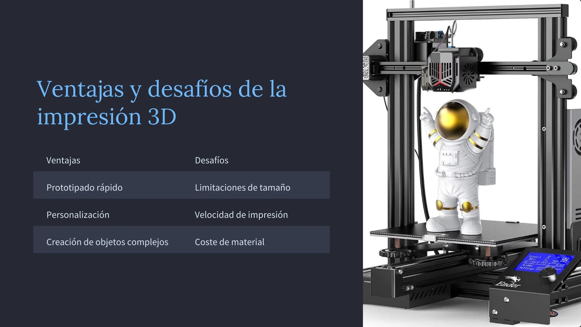 QURD

# la impresión 3D

La impresión 3D, también conocida como fabricación aditiva, es una
tecnología que crea objetos tridimensionales a p
