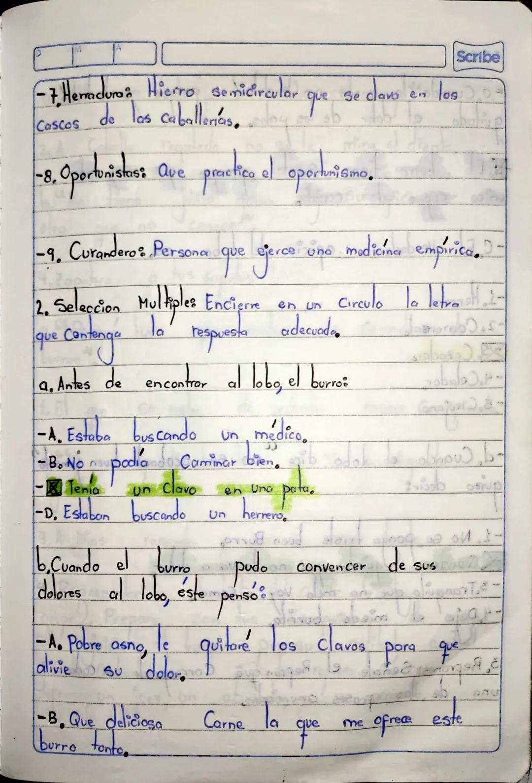 M
22 de Febrero de 2017
Scribe
Continuación
Adjetivos.
-Adjetivo Posesivo: Este Adjetivo Posesivo Indica
pertenencia our posesión, Estos son
