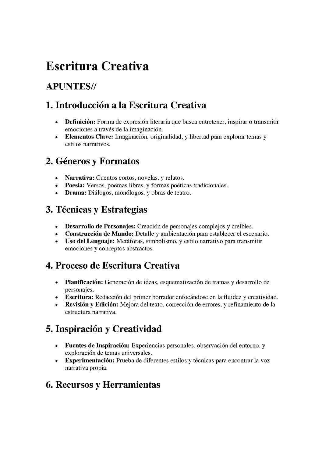Escritura Creativa: Guía Práctica y Enriquecedora