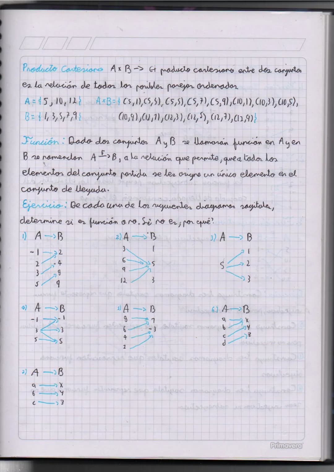 Relaciones y Funciones
Dados dos conjuntos Ay B
Relación de A en B ze denota
Ад
By
ze al procedimiento de
оидног
a lor elementos del conjunt