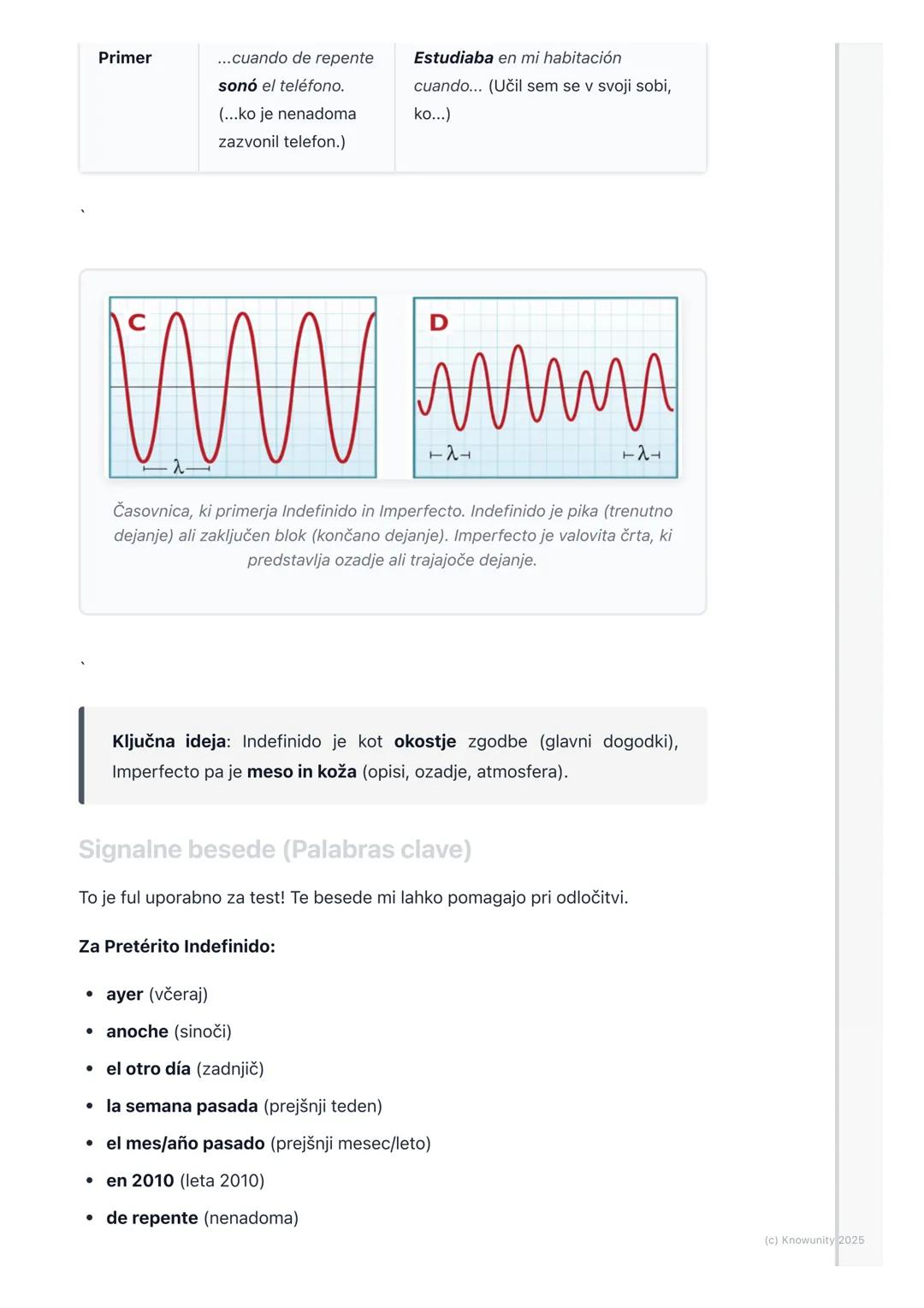 # Razlikovanje med Pretérito
# Indefinido in Imperfecto

Uvod: Indefinido proti Imperfecto

To dvoje je res pomembno za pripovedovanje zgodb