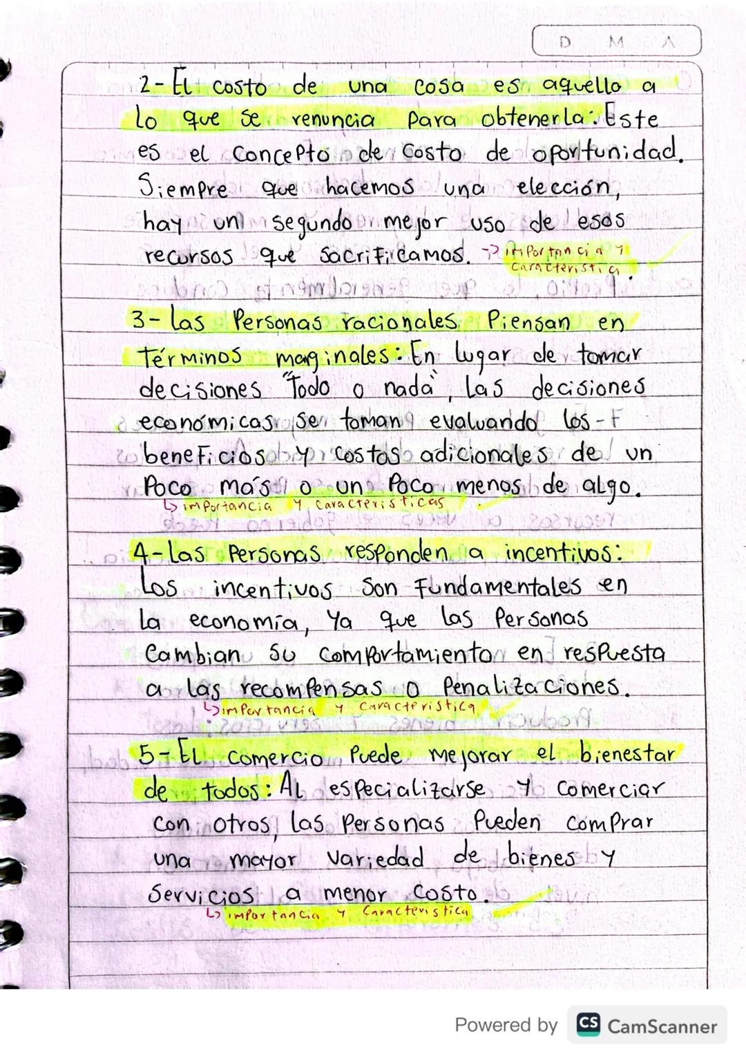 Cuales son los to Principios que hacen
Parte de la economia 7 organiza Para cada
una
un diagrama de Forma Creativa
enfrentan disyuntivas:
1-