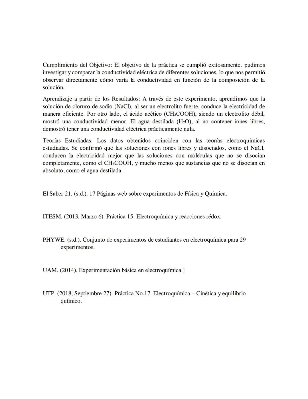 # Conductividad Eléctrica en Soluciones

Medina Cerón J. F. Ramírez S. Nieto S.¹

Comfandi El Prado, Biología Núcleo C&T, Grado noveno dos (