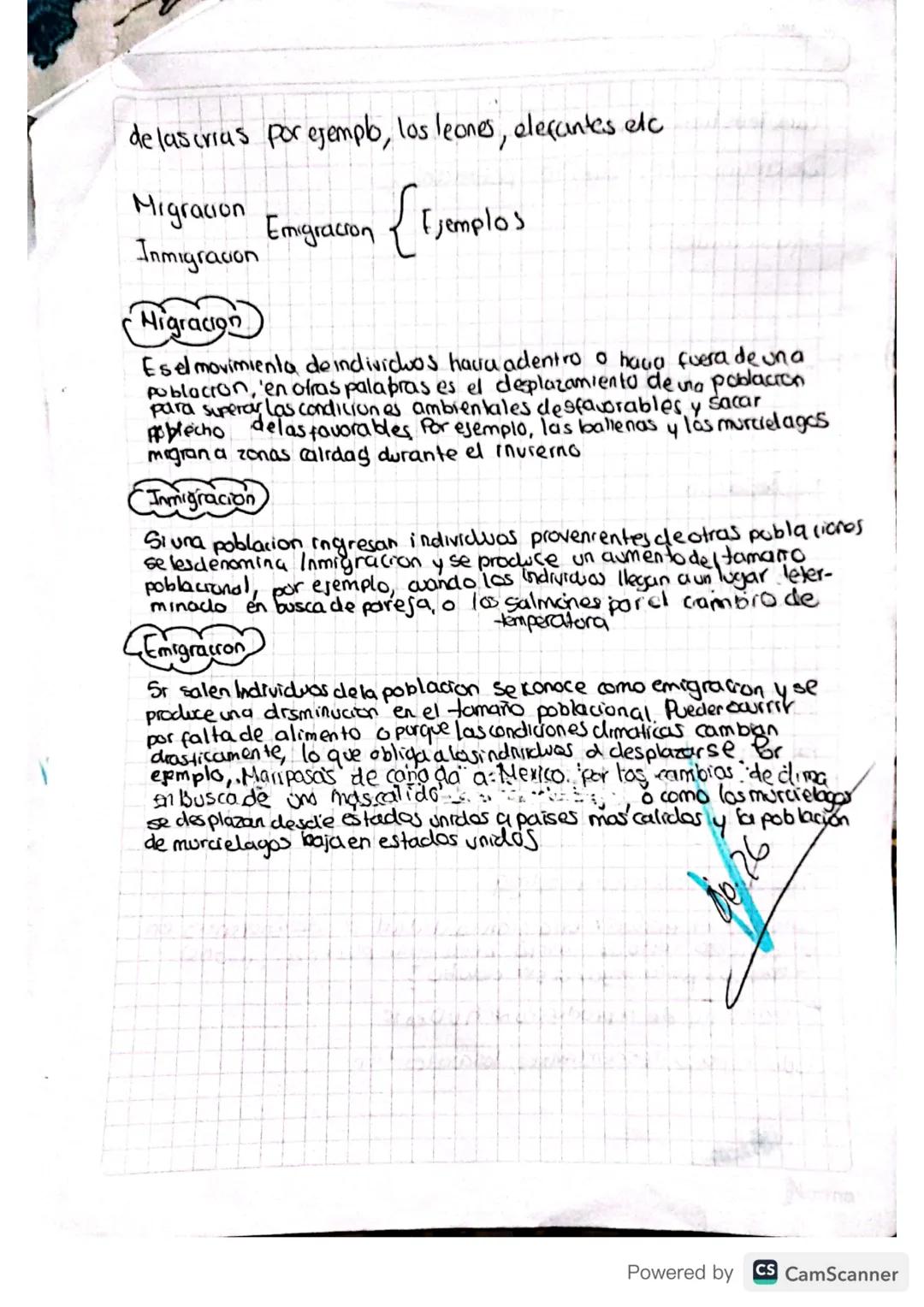 de las crias por ejemplo, los leones, elefantes etc
Migracion
Inmigracion
Emigracion {Ejemplos
Migracion
Es el movimienta de individuos haci
