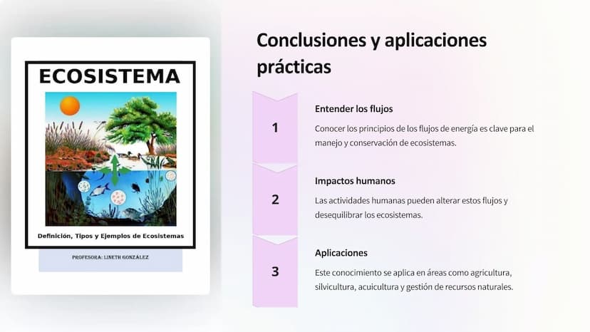 Flujo de energía:
Cadenas y redes tróficas,
pirámides ecológicas
Los ecosistemas son sistemas complejos donde la
energía fluye a través de d