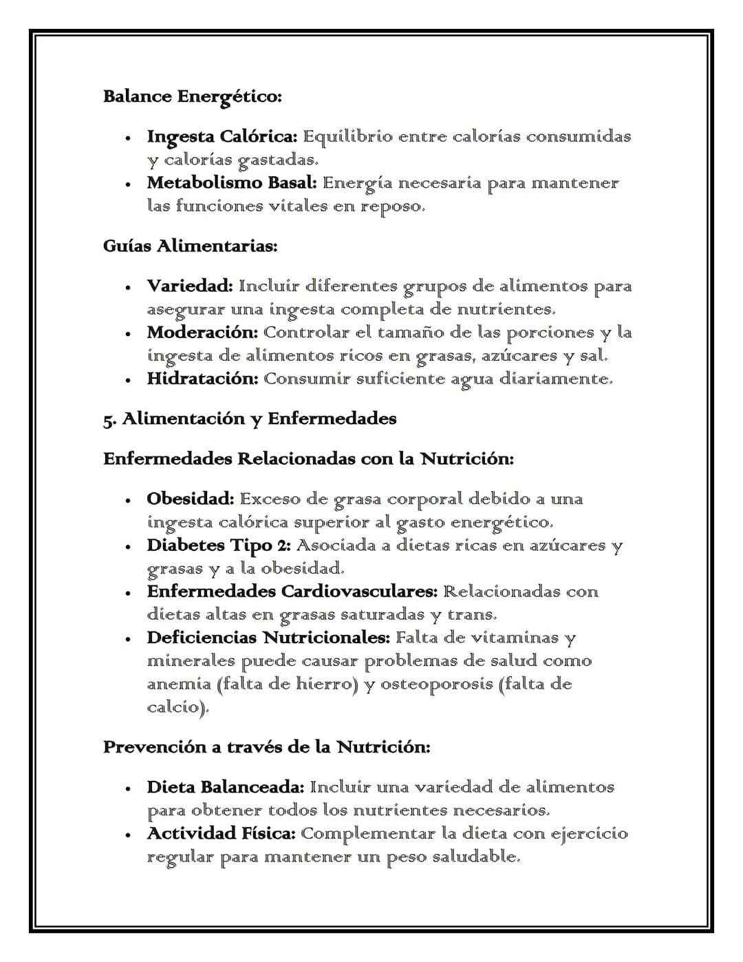 NUTRICIÓN Y SALUD