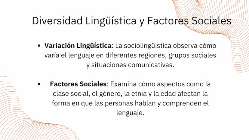 SOCIOLINGÜÍSTICA La Sociolingüística y su Importancia
La sociolingüística se ocupa del estudio de la lengua
en relación con la sociedad. En 