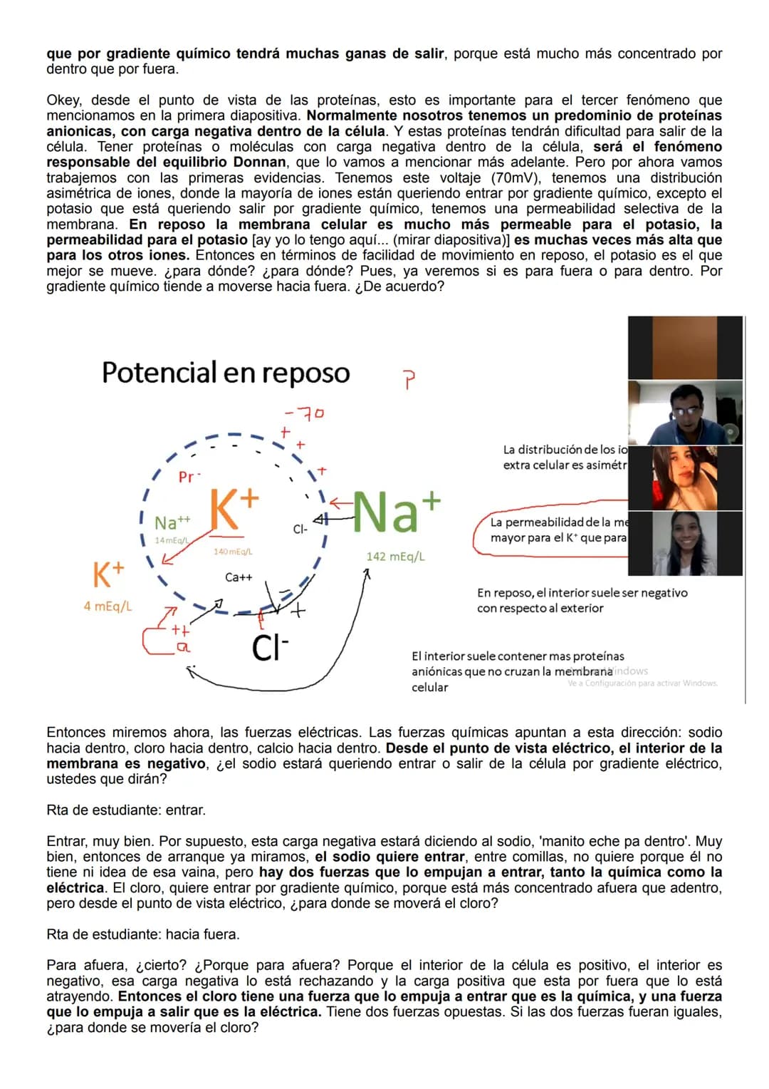 Citoplasma
Hiperpolarización
OmV
80
mv
+40
mv
Liquido fuera de la célula
Potencial de membrana - Potencial de acción
Citoplasma
Potencial de