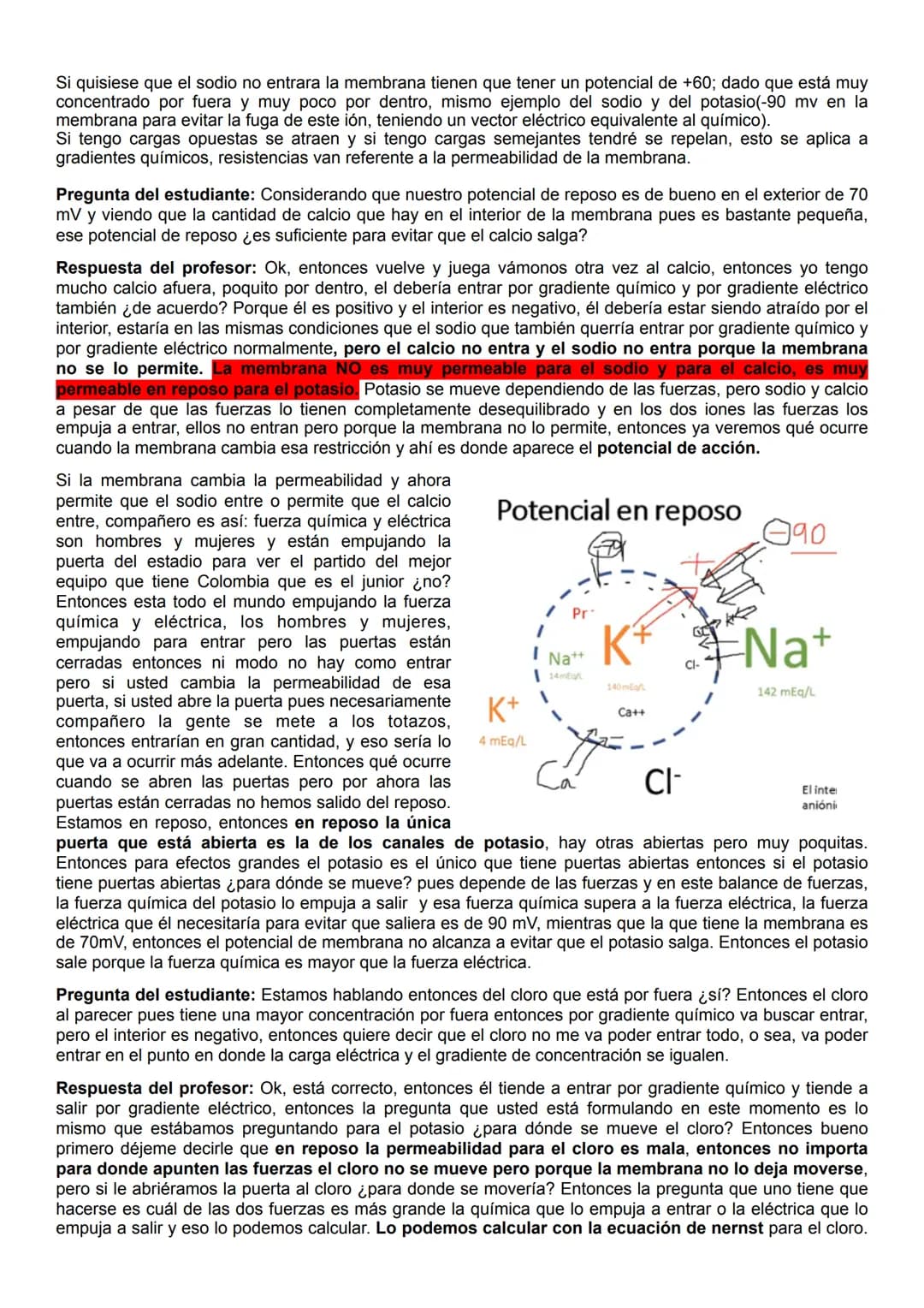 Citoplasma
Hiperpolarización
OmV
80
mv
+40
mv
Liquido fuera de la célula
Potencial de membrana - Potencial de acción
Citoplasma
Potencial de