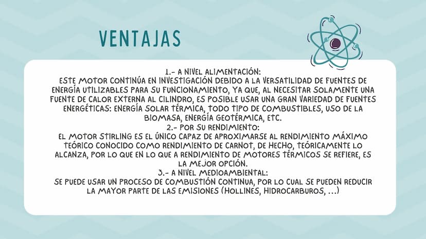 OBJETIVOS
•Demostrar que la energía térmica
puede ser convertida en energía
mecánica a partir de un motor simple.
⚫obtener el modelo del mot