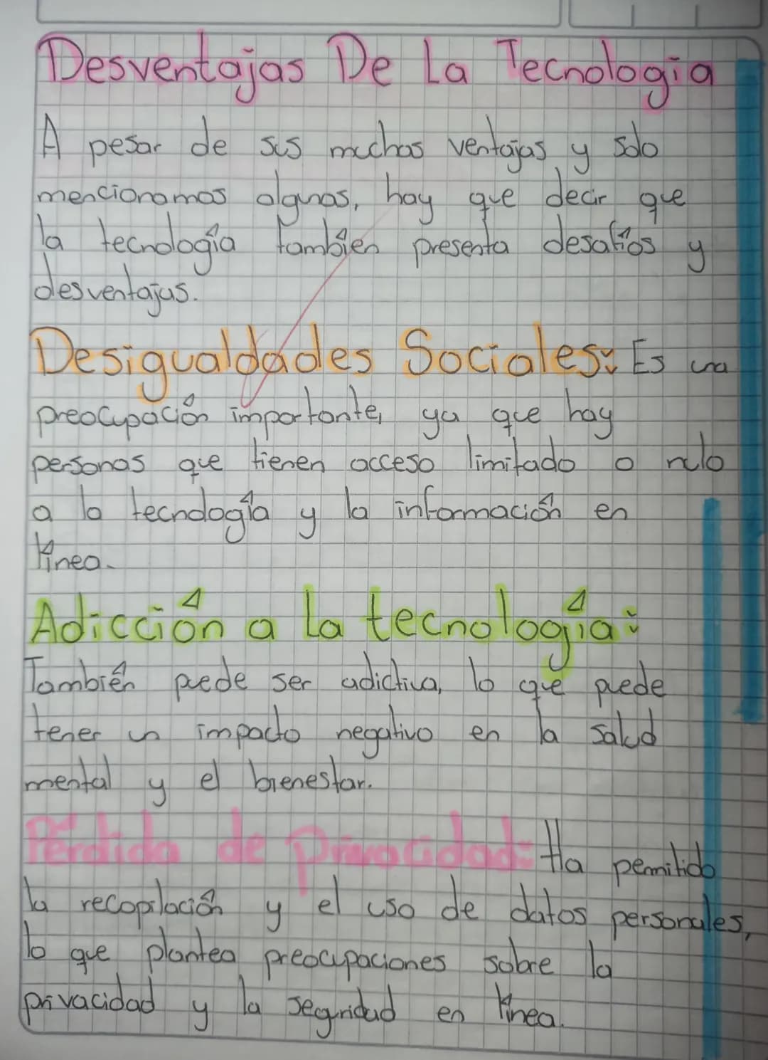 La tecnologia
en
Vidos
en
es in
factor determinante
la forma en que Vivimos nuestros.
en
actualidad. Desde la forma
que nos Comunicamos hast