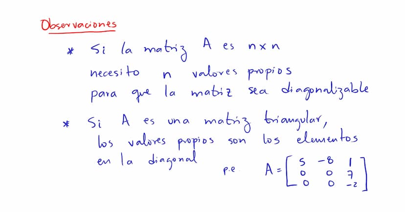 Diagonalización Los valores
y
vectores
propios
para
un a
propios
pueden ser usados
factorización del tipo
A = PDP"
P→ matriz invertible
D → 