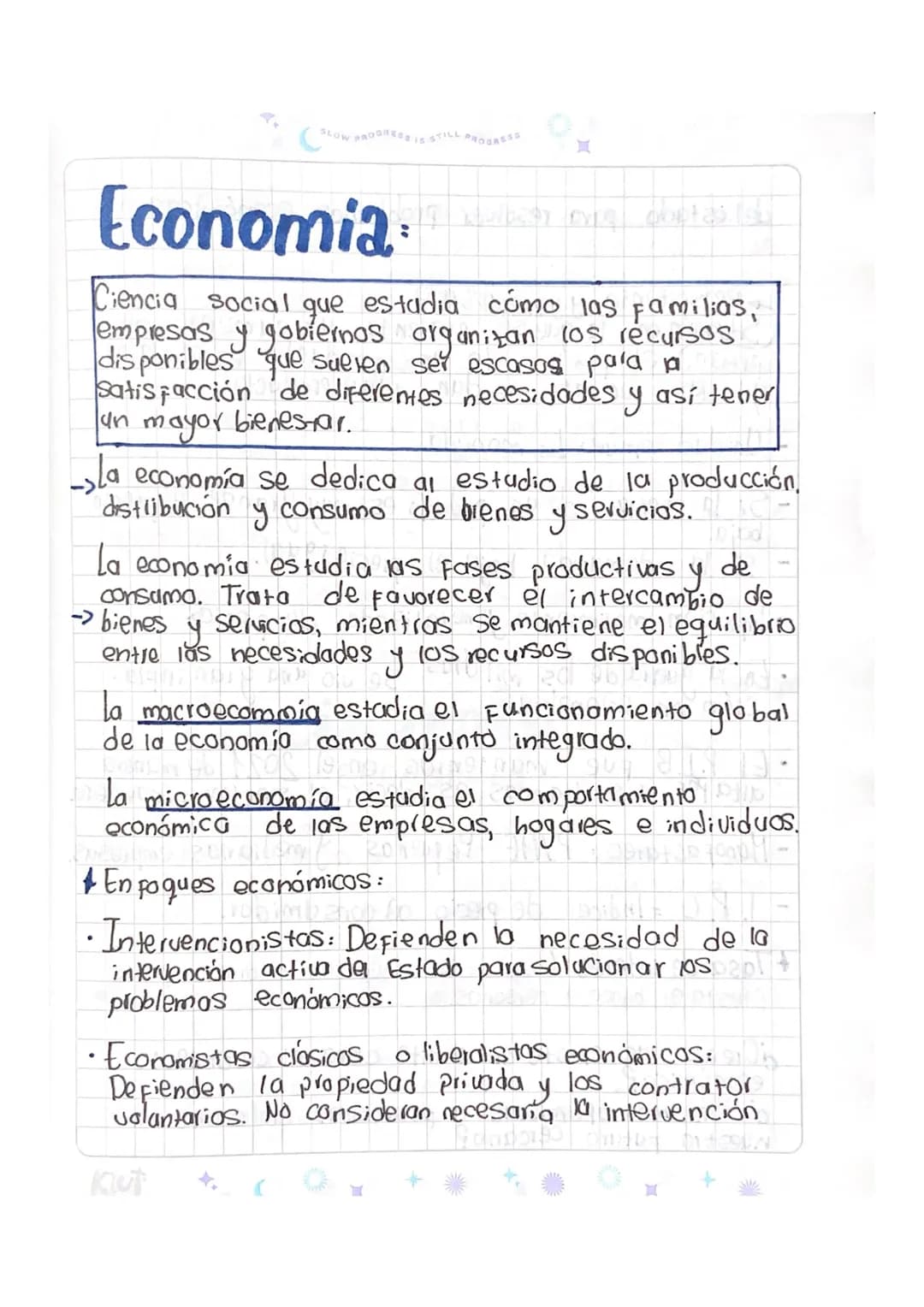 La economía y el crecimiento económico 