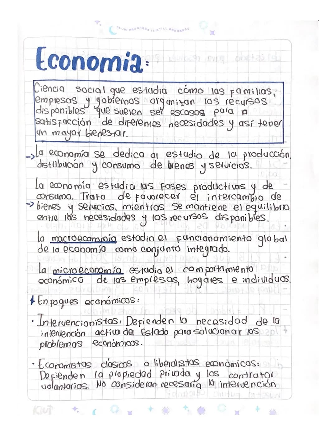La economía y el crecimiento económico 