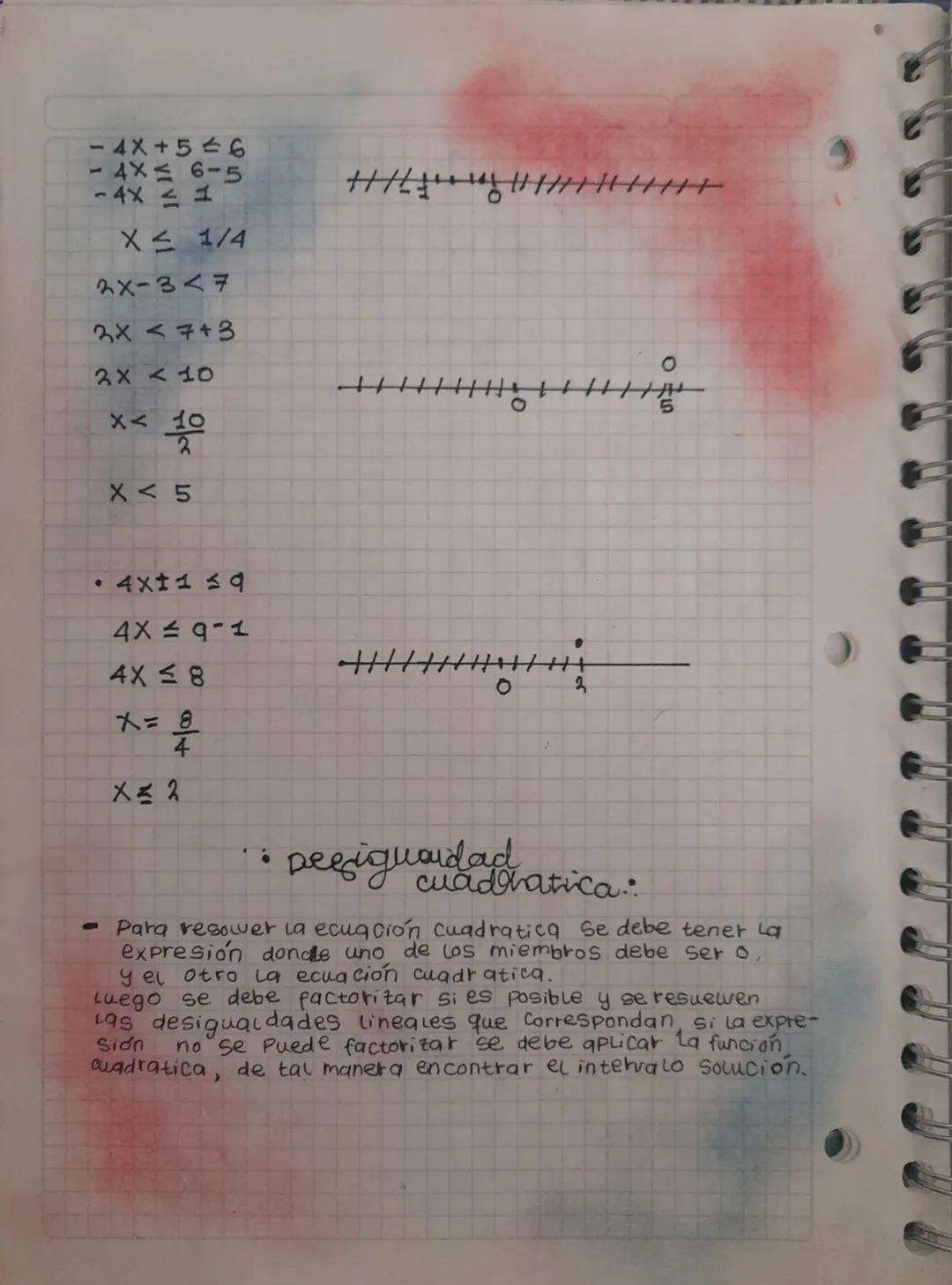 :: Desigualdades
Lineales.
• Son expresiones algebraicas, que solo se cumpien. Para
gigunos valores de la variable, el grado de la variable
